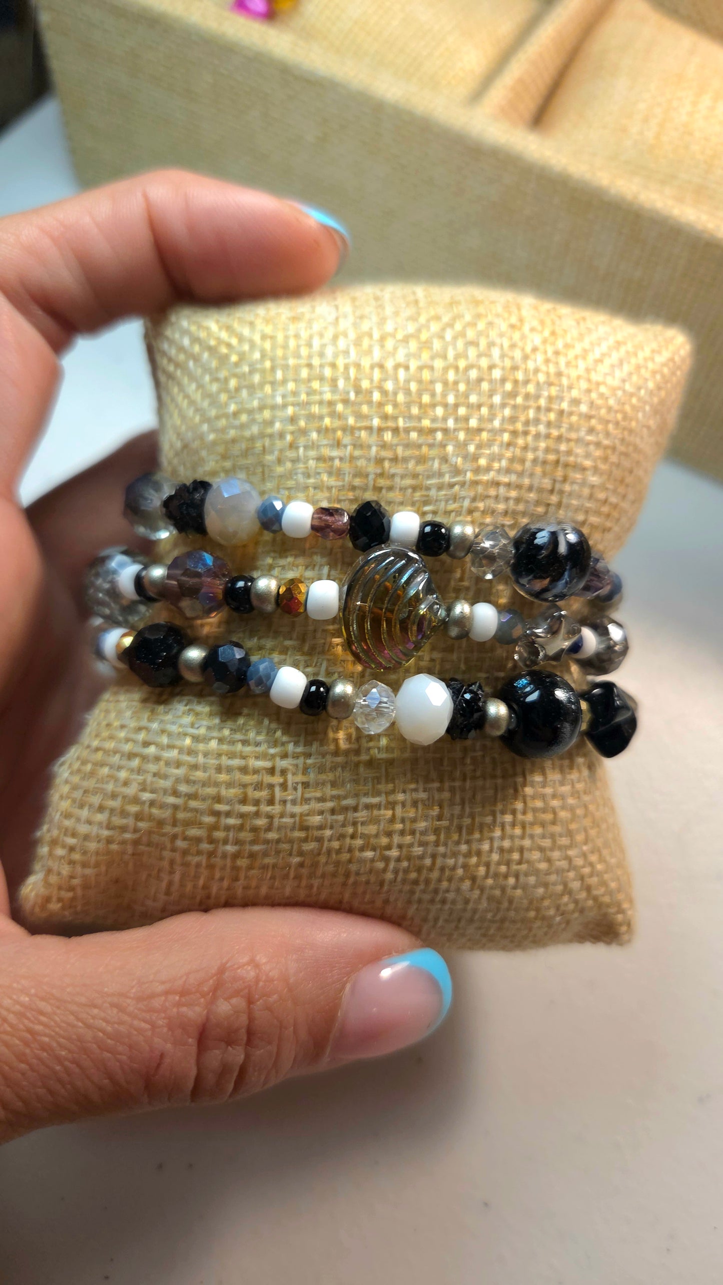 🏖✨ Playita Elastic Bracelet Sets – Handmade Kawaii Y2K Dopamine Dressing Jewelry | Colorful Summer Bracelets