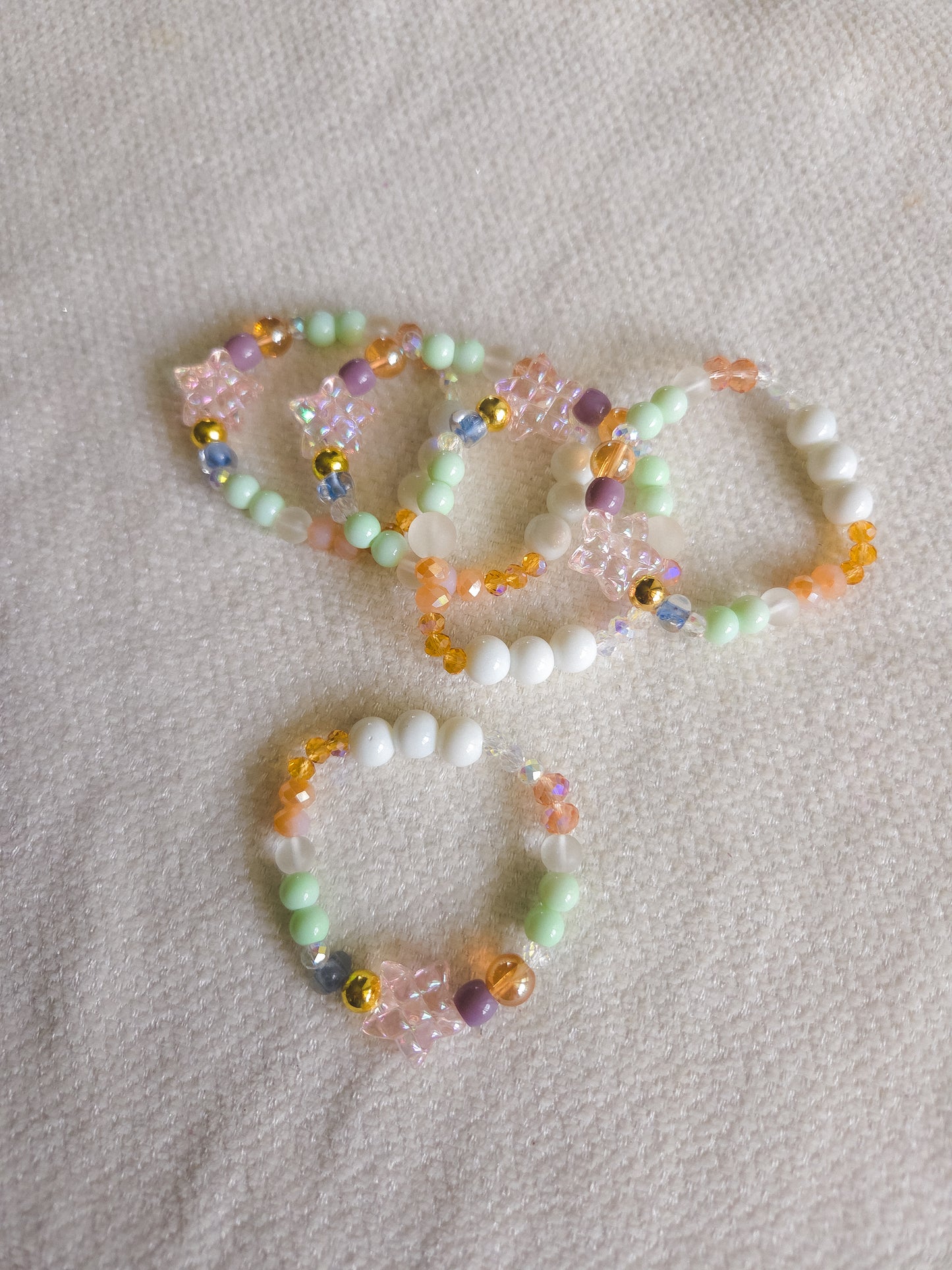 Pastel Sea Star Bracelet ๐