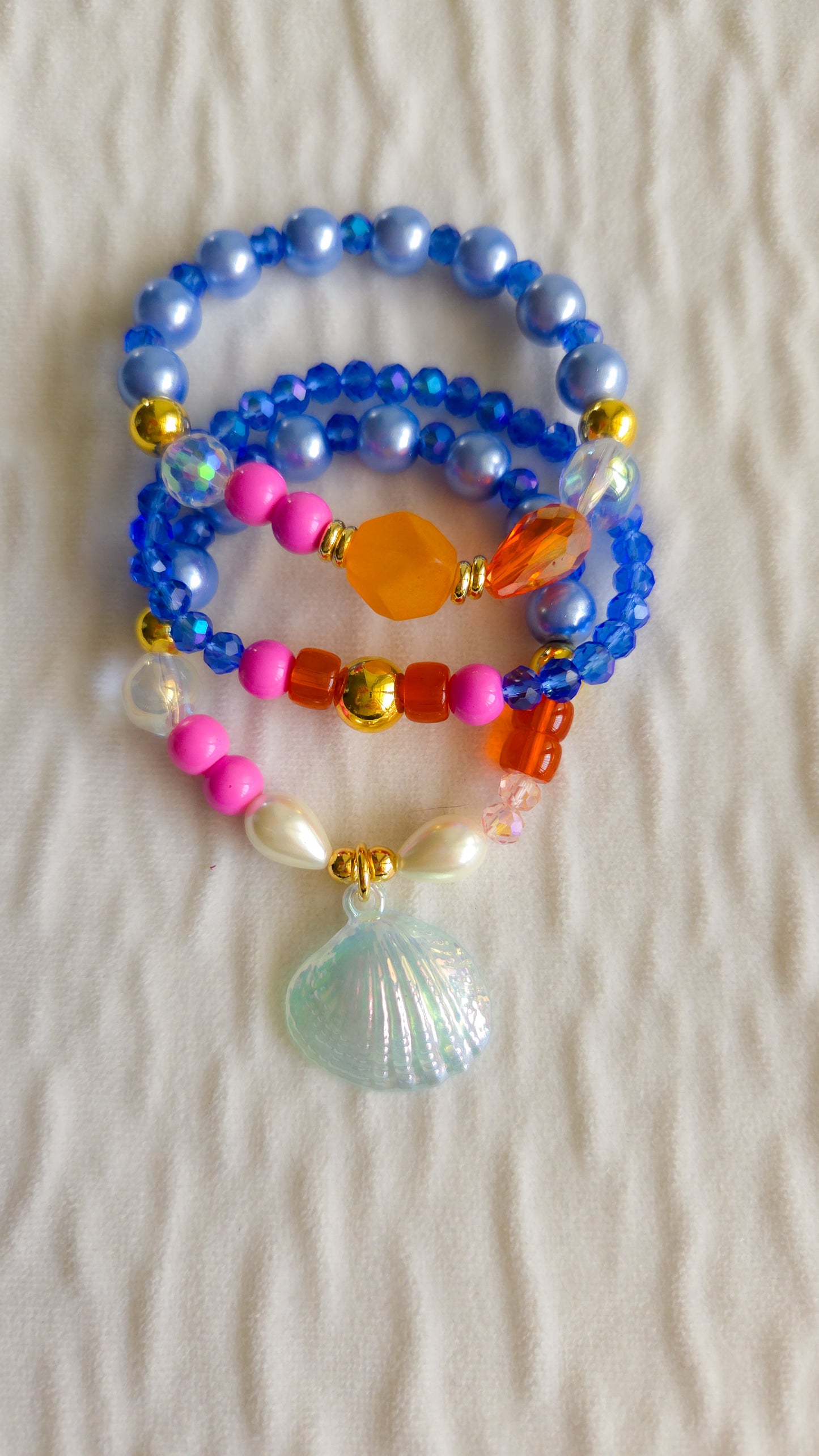 π§ββοΈ Sirena Dreams Bracelet Set π | Handmade Y2K Dopamine Dressing Jewelry