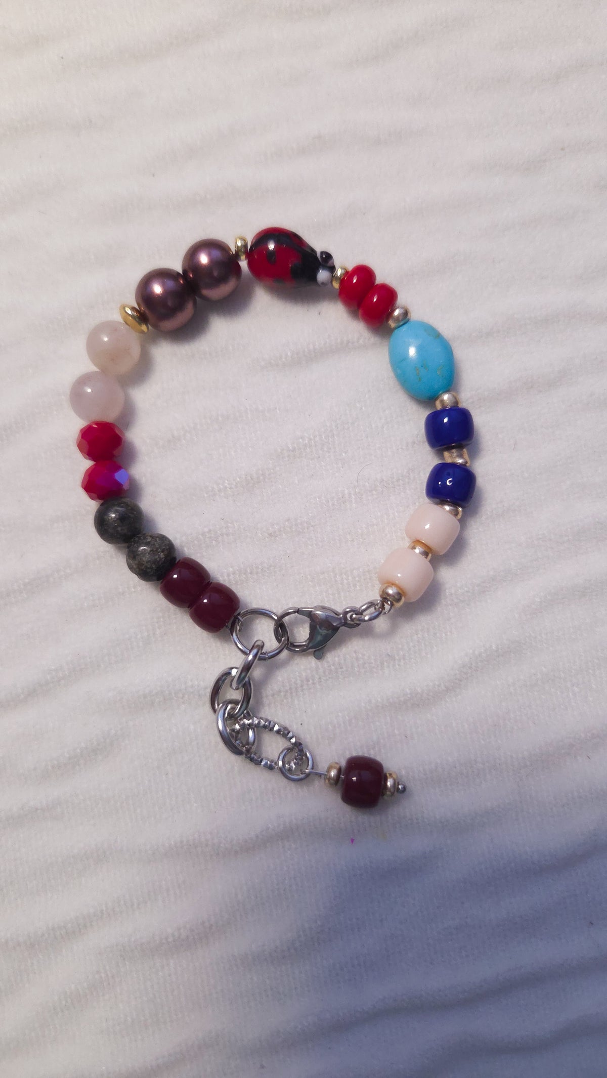 Ladybug Charm Bracelet