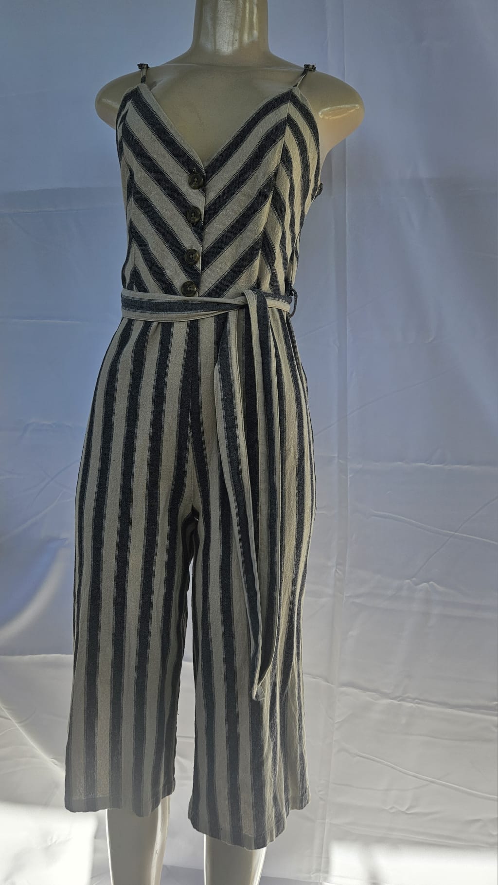 Derek Heart V-Neck Jumpsuit