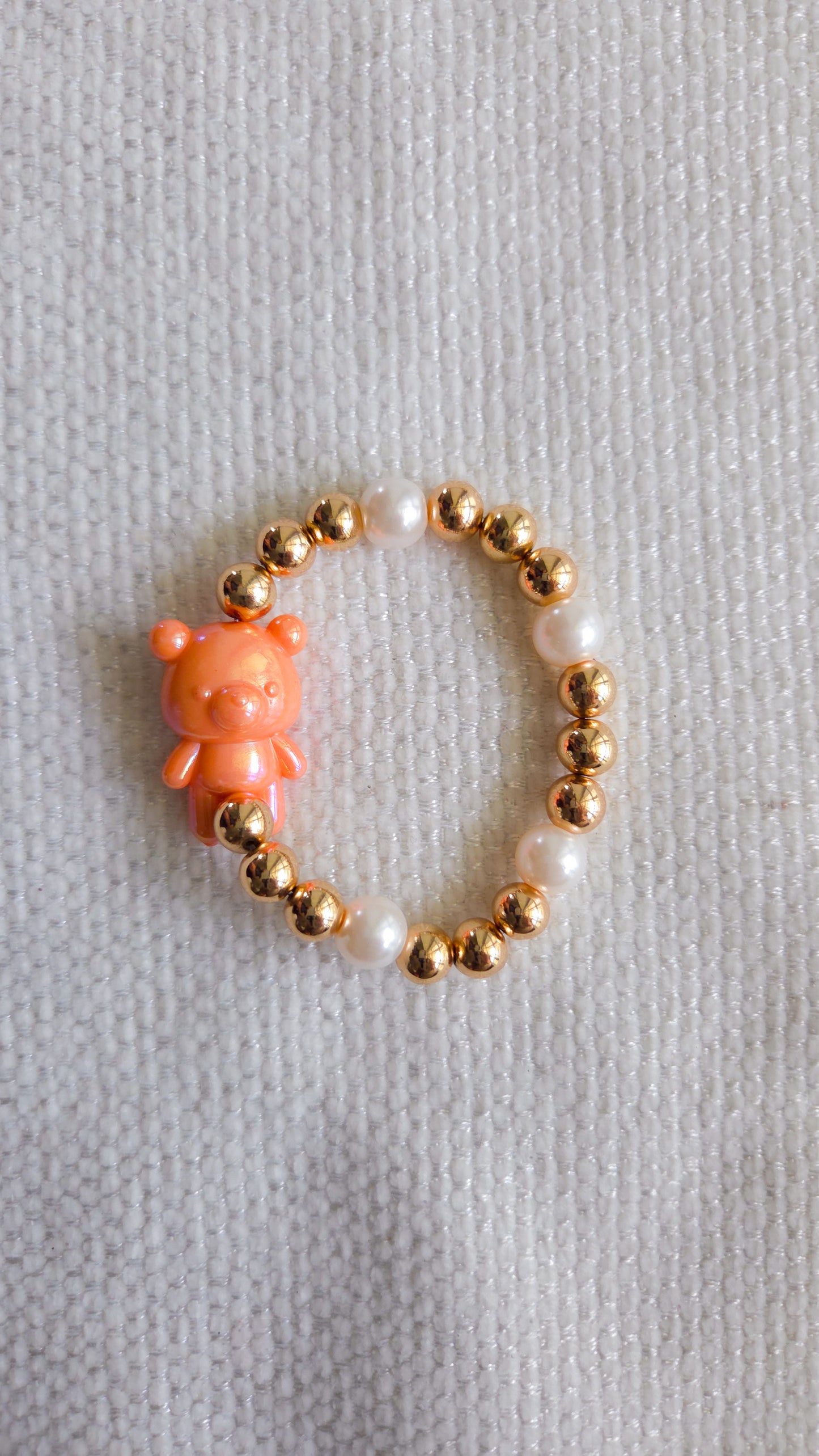 Pastel Teddy Bounce Bracelet 🧸✨ | Handmade Y2K Dopamine Jewelry | Unique Statement Piece