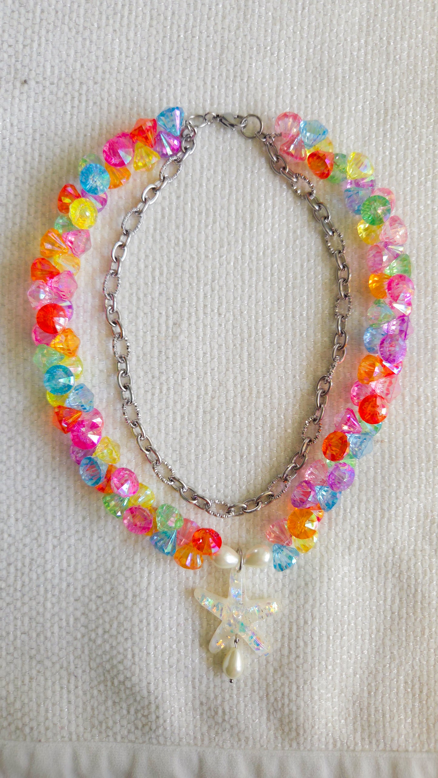 ⭐ Star of the Sea Necklace – Mermaid Statement Jewelry | Dopamine Dressing