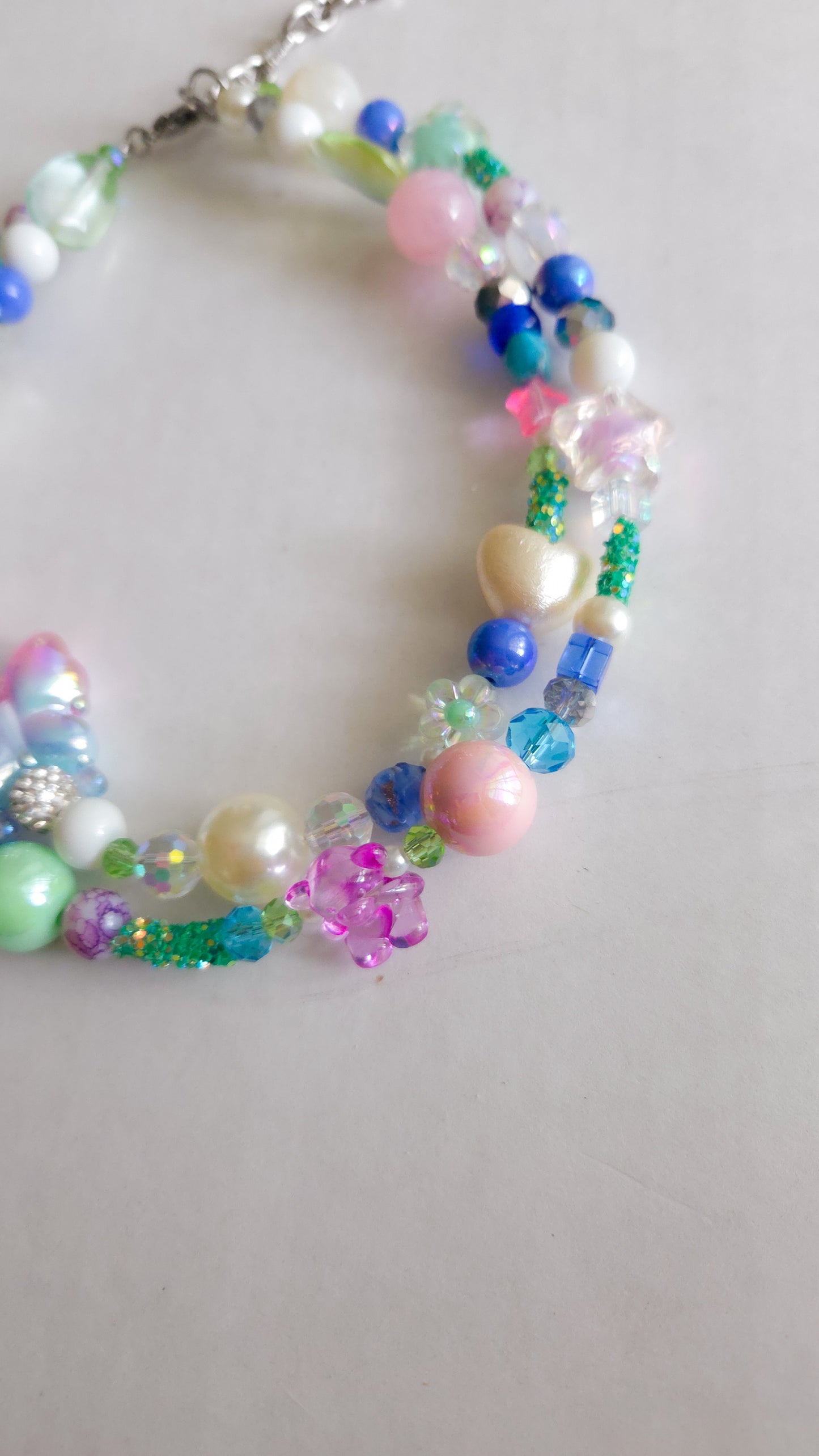🦋Funky Chunky 7.0 Necklace — Sweet Butterfly Dreams 🦋| Handmade Dopamine Jewelry