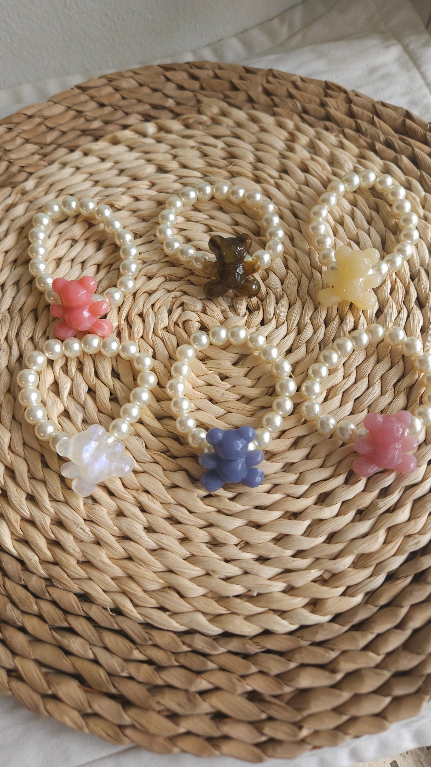Chunky Teddy Pearl Bracelet