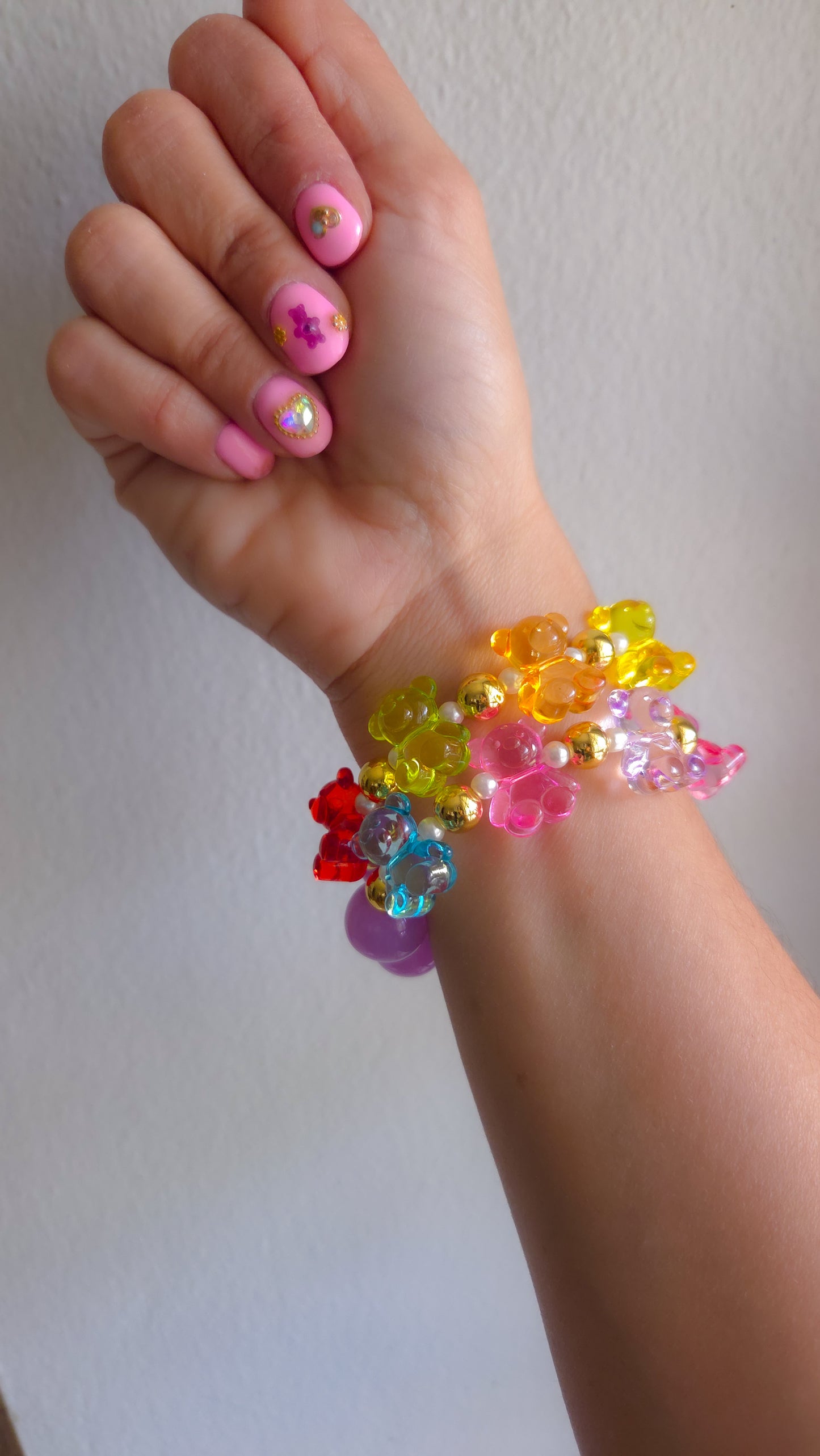 π§Έβ¨ Gummy Daydream Necklace | Y2K Pastel Teddy Statement Piece