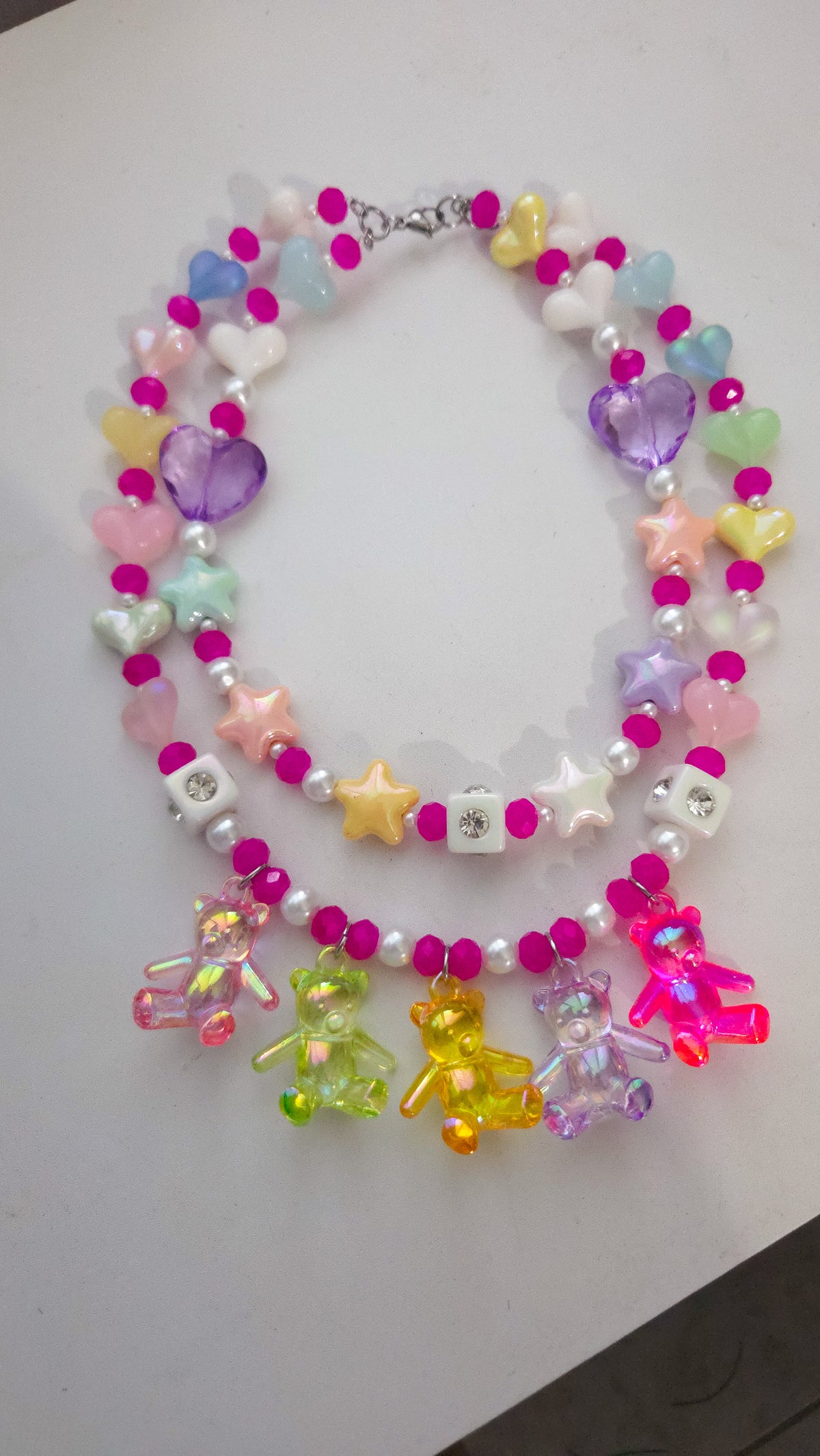 Star Pop Teddy Necklace