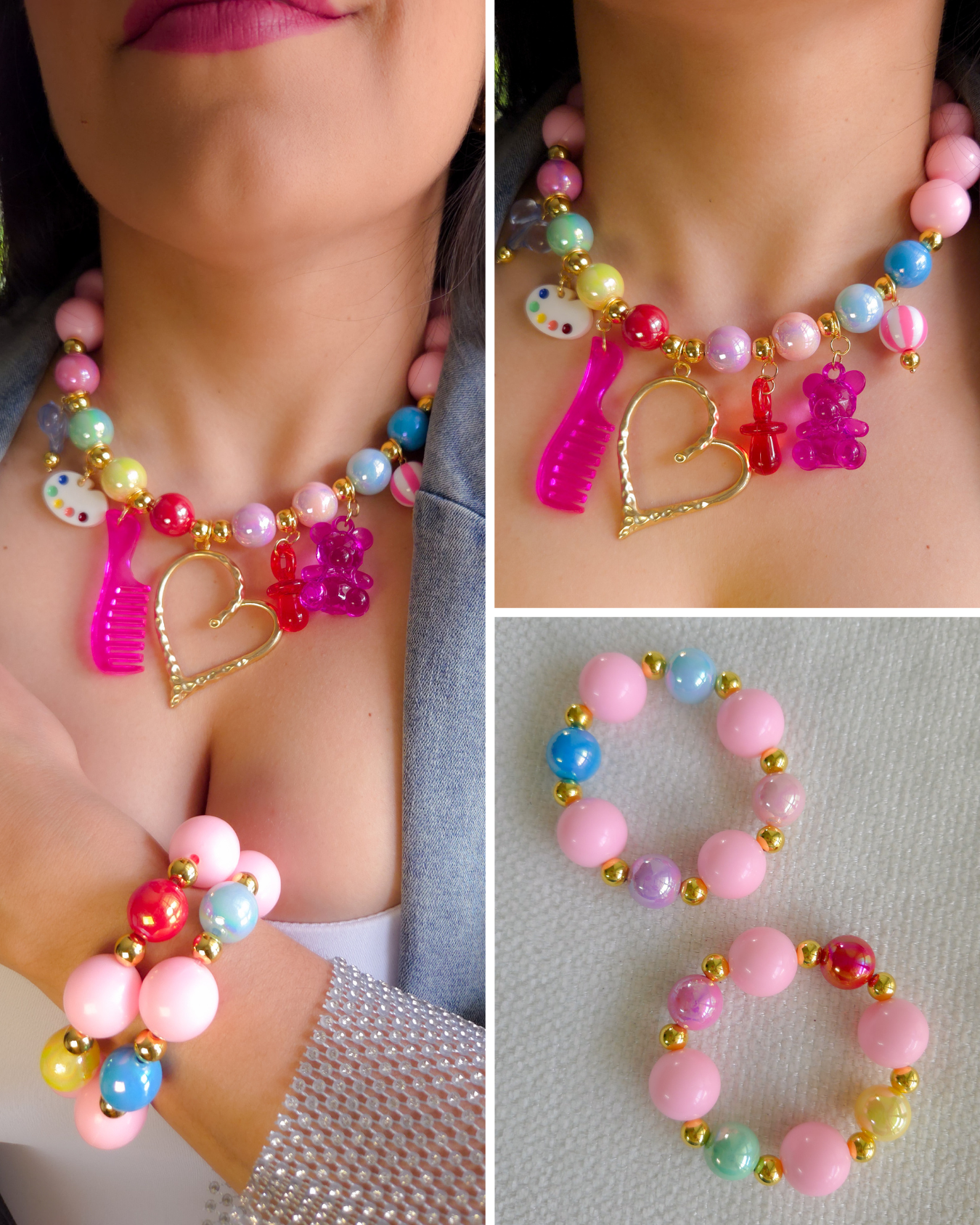 🎀 My Childhood Necklace | Dopamine Dressing | Statement Jewelry