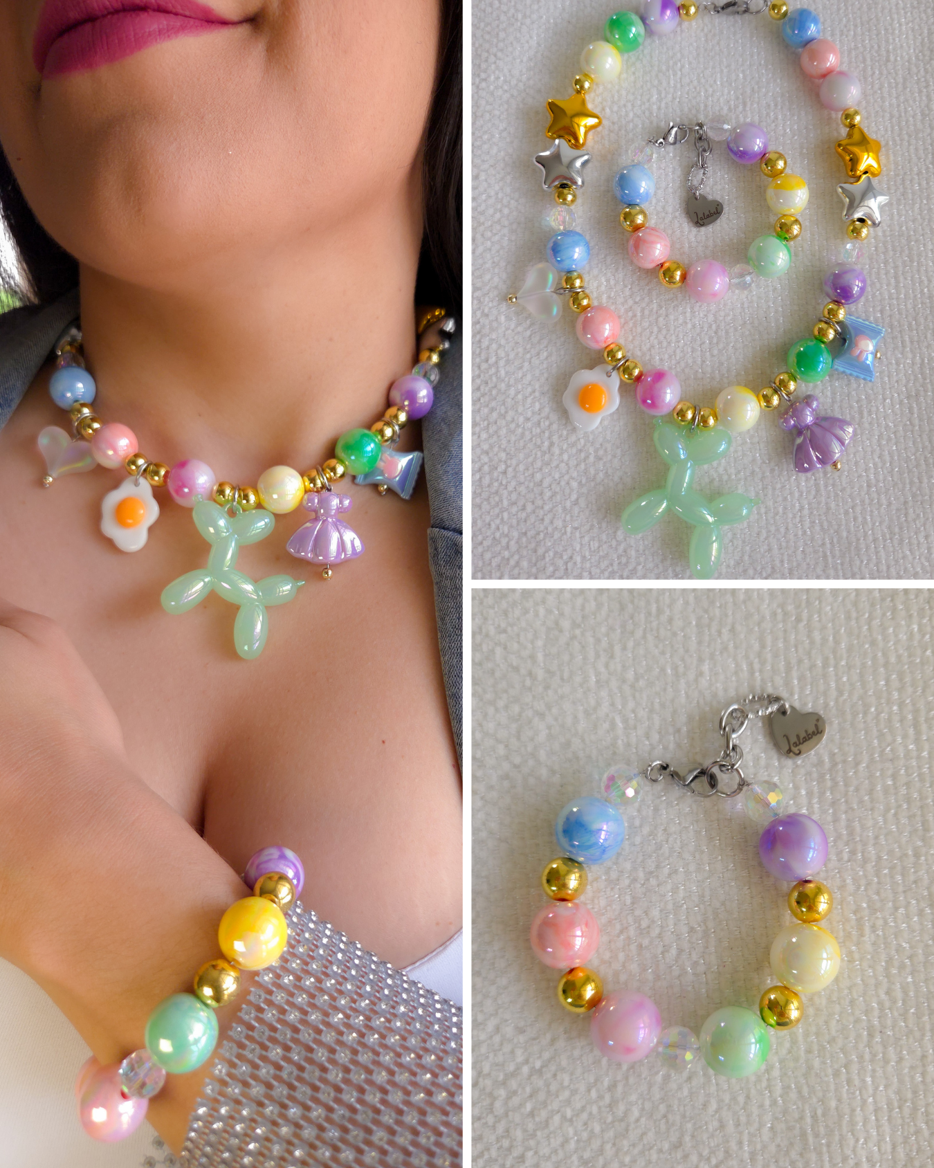 🌈 Saturday Morning Magic Necklace | Dopamine Dressing | Statement Jewelry