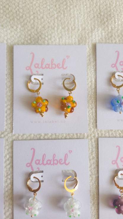 Bloom Huggie Earrings