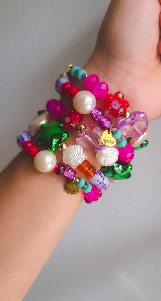 Green Star Candy Bracelet