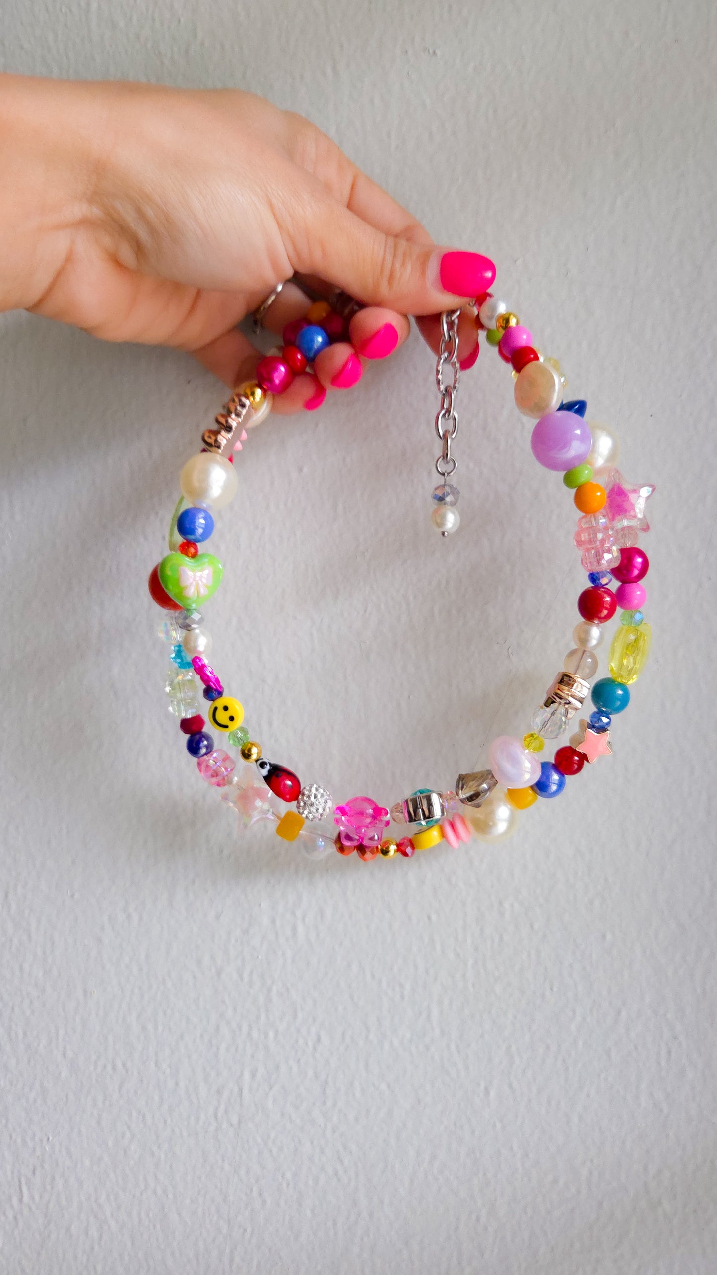 ✨ Funky Chunky 6.0 Necklace — Color Explosion🥳 | Handmade Dopamine Jewelry