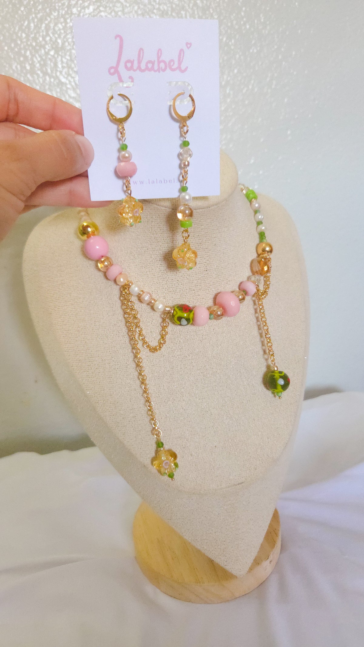 Pink Jade Bloom Set 🌸💚