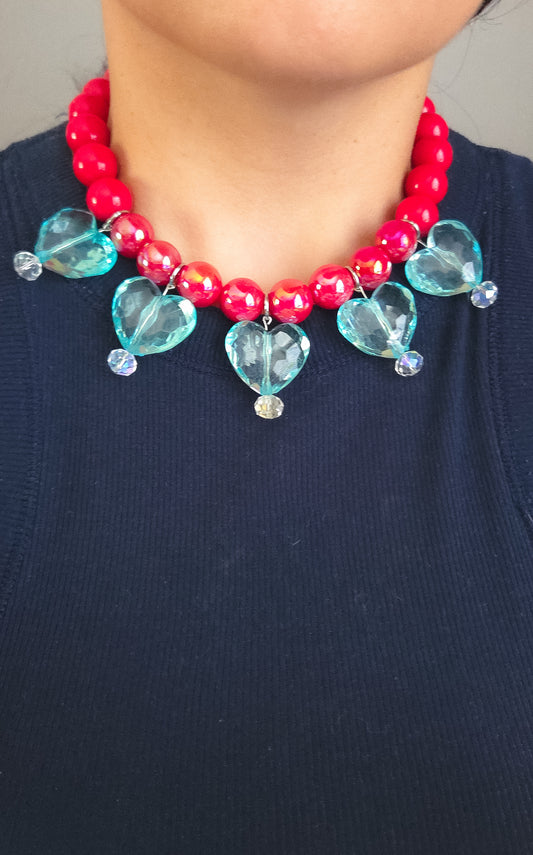 Candy Heart Pop Necklace
