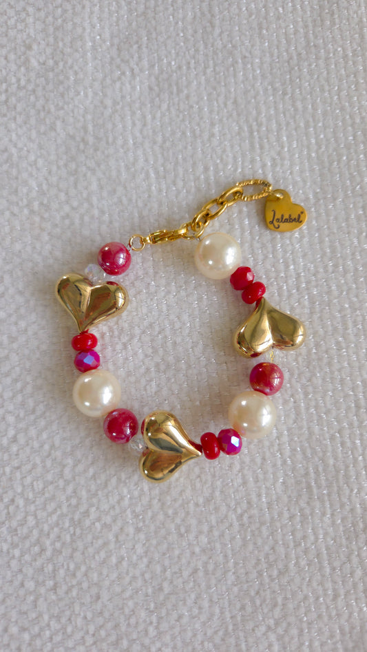 💫 From Me, With Love Bracelet — Pearl Edition | Dopamine Dressing | Statement Jewelry