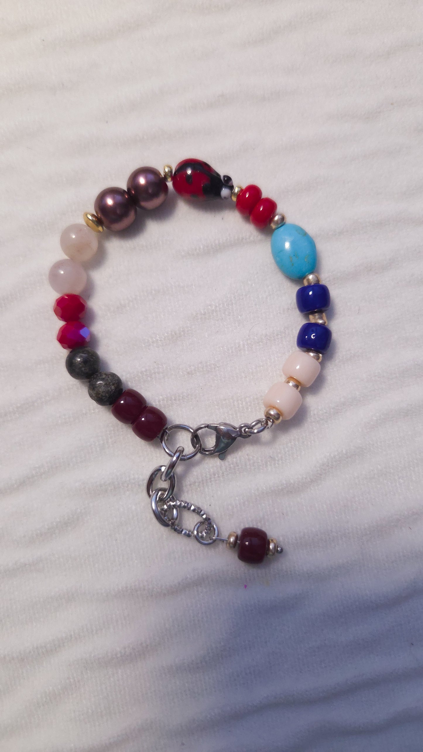 Ladybug Charm Bracelet