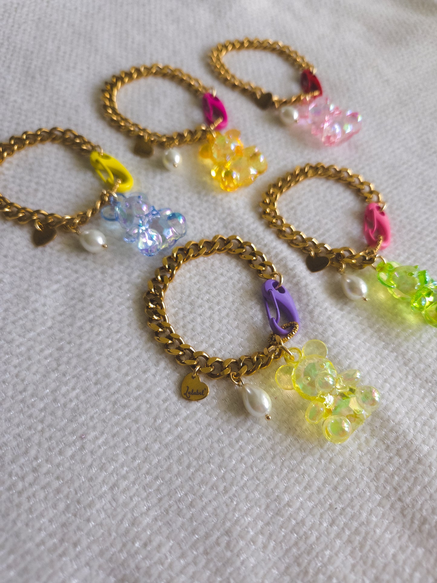 Chunky Chain Teddy Bracelet 🧸