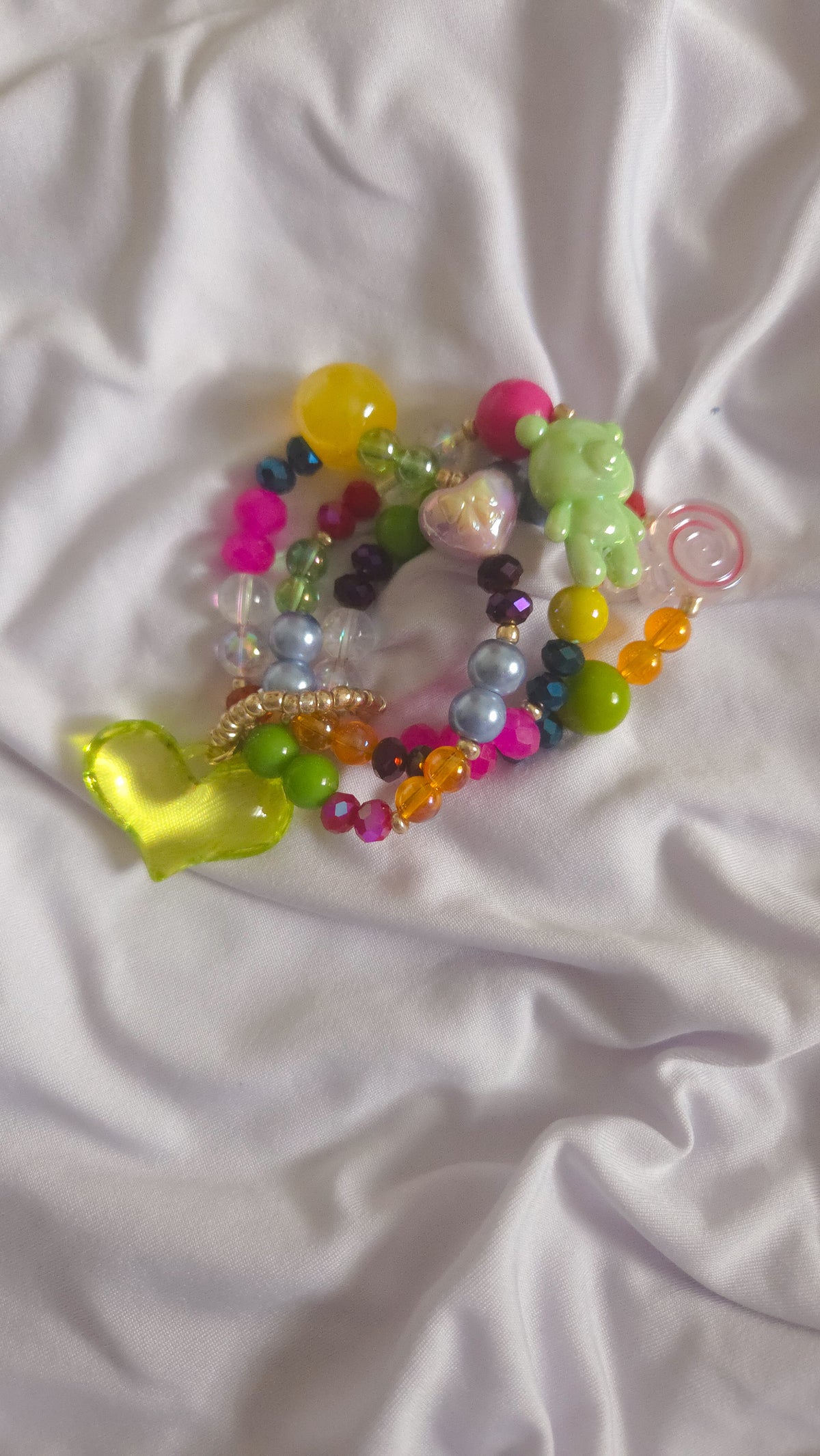Lime Candy Teddy Stack 🍭💚