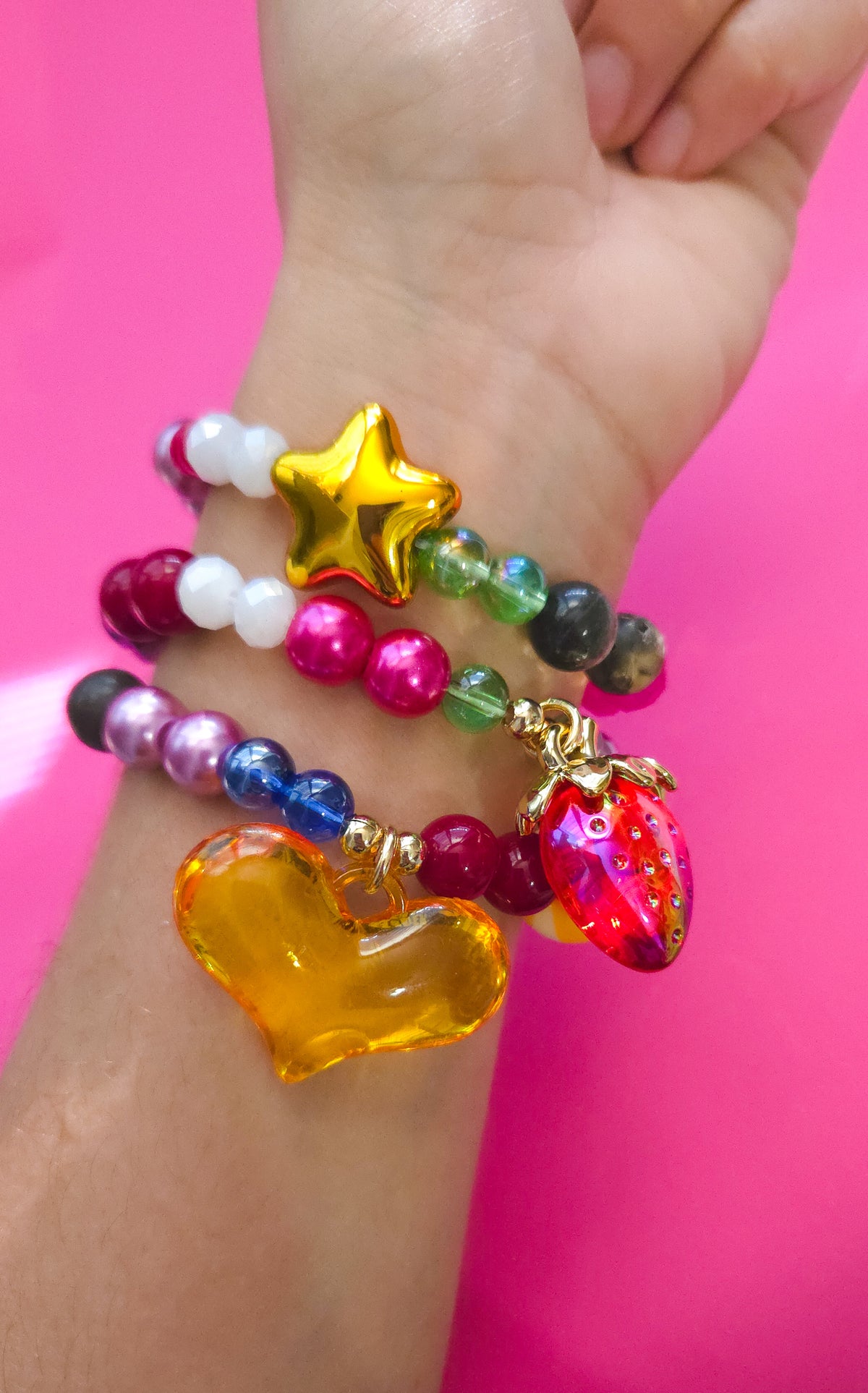 Strawberry Pop Bracelet
