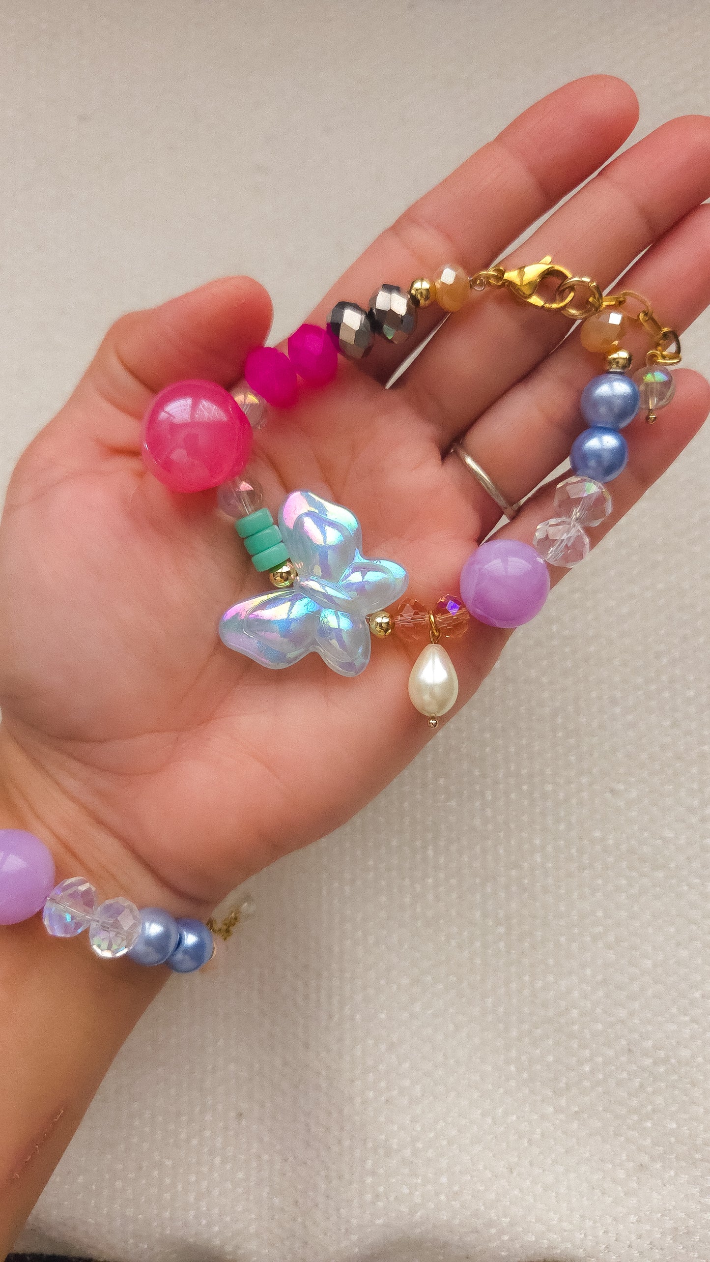 Iridescent Butterfly Bracelet