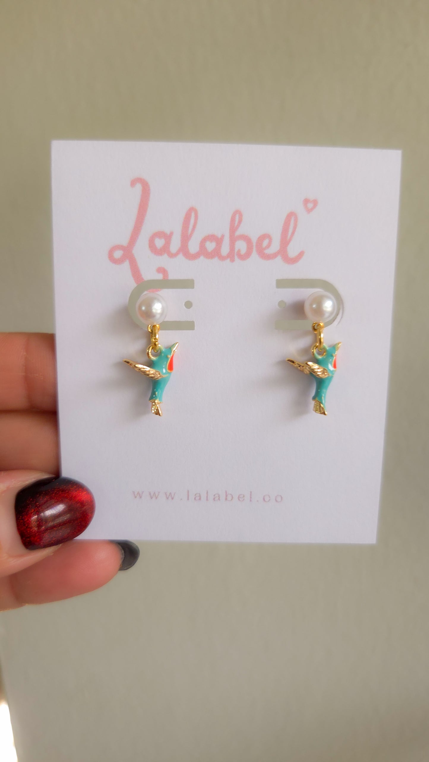 🩵 Enchanted Hummingbird Earrings