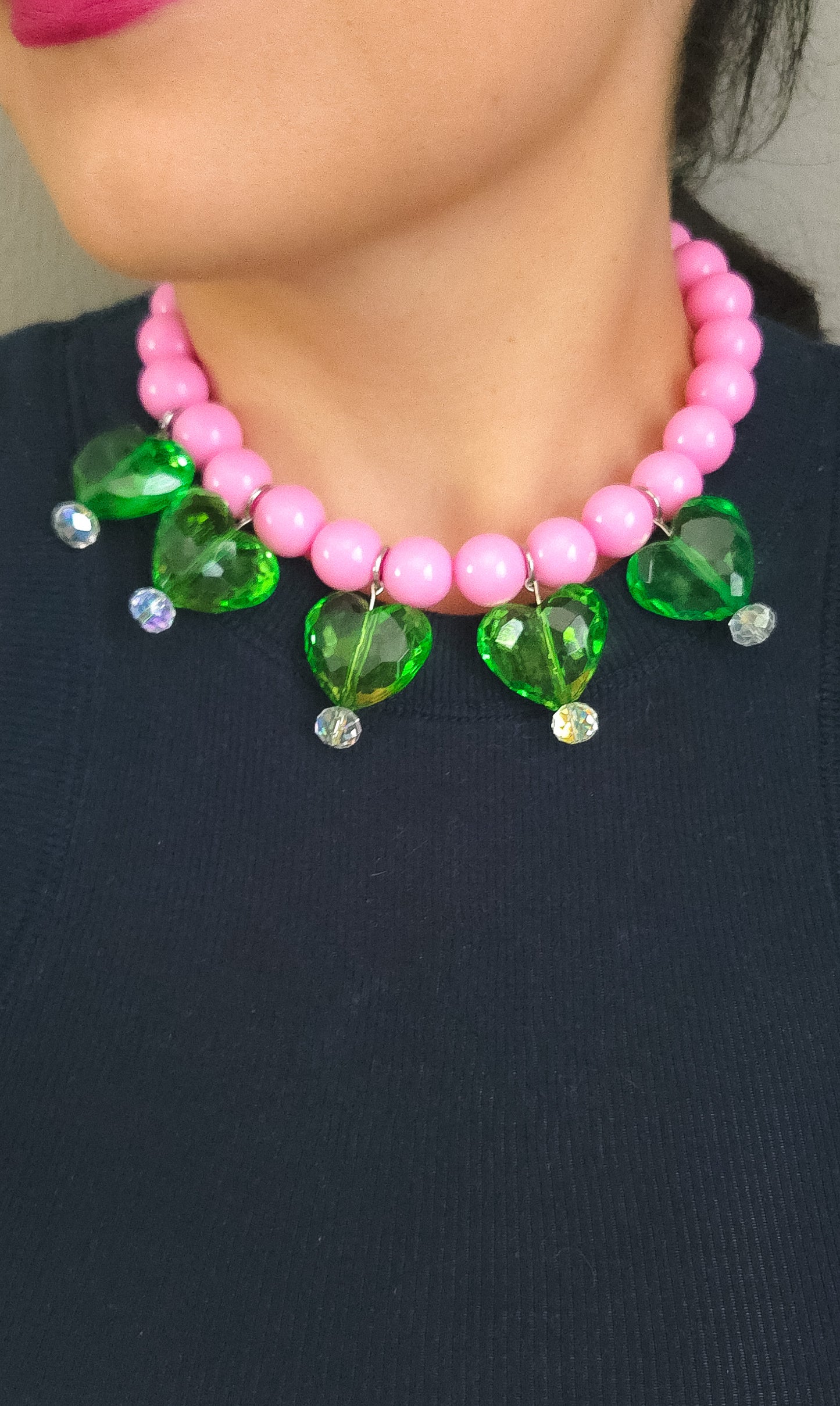 Candy Heart Pop Necklace