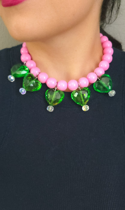 Candy Heart Pop Necklace