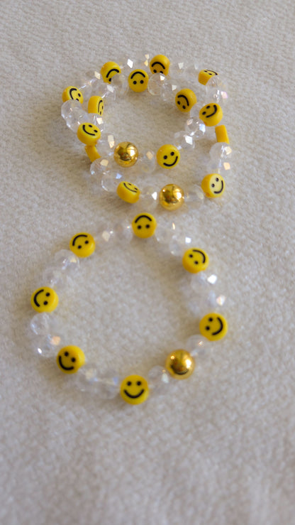 Golden Smiley Spark Bracelet 💛😊