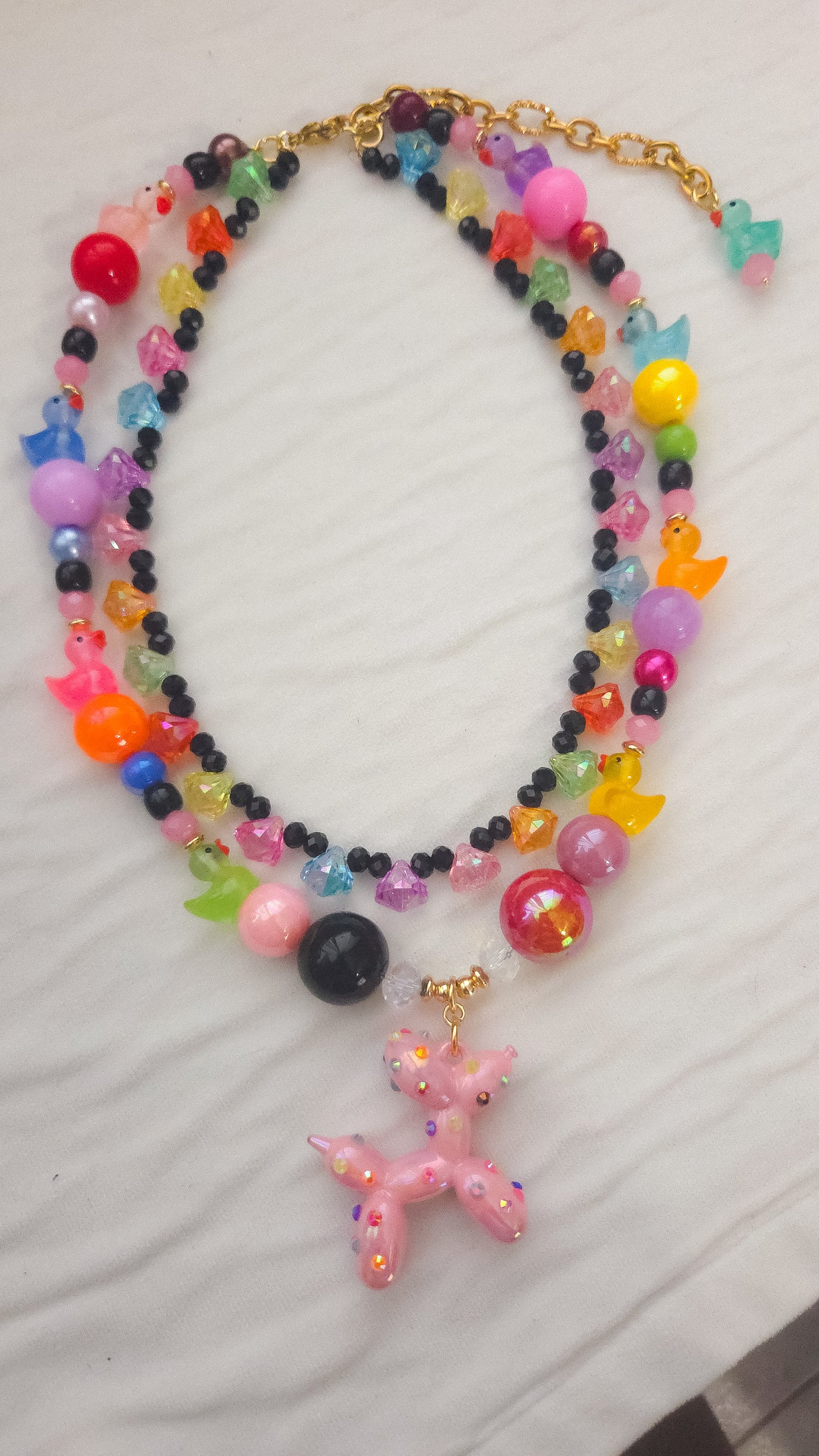 Balloon Pup Party Necklace