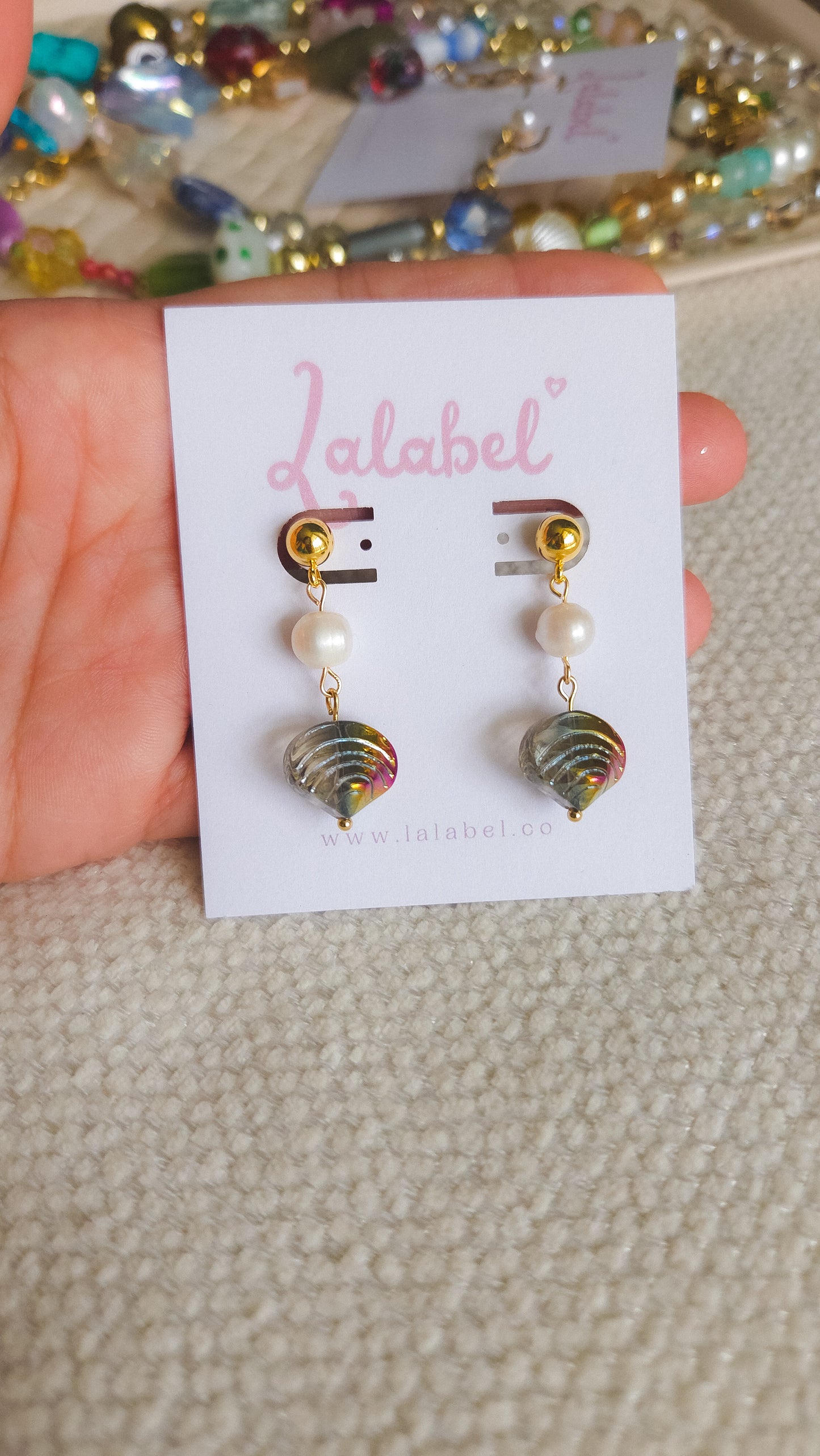 Conchita Pearl Studs