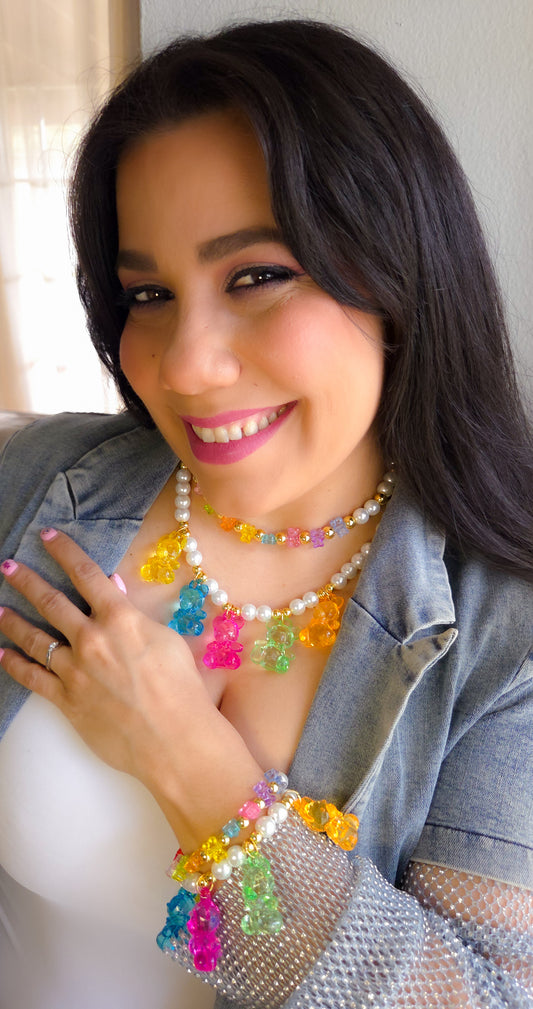 💕 My Toy Teddy Bracelet I – Classic Joy | Dopamine Dressing | Statement Jewelry