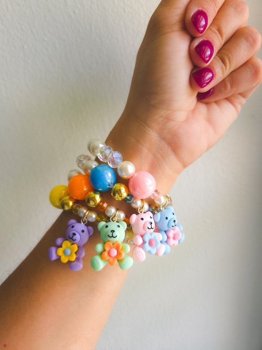 Bloom Bear Bracelet 🧸🌸
