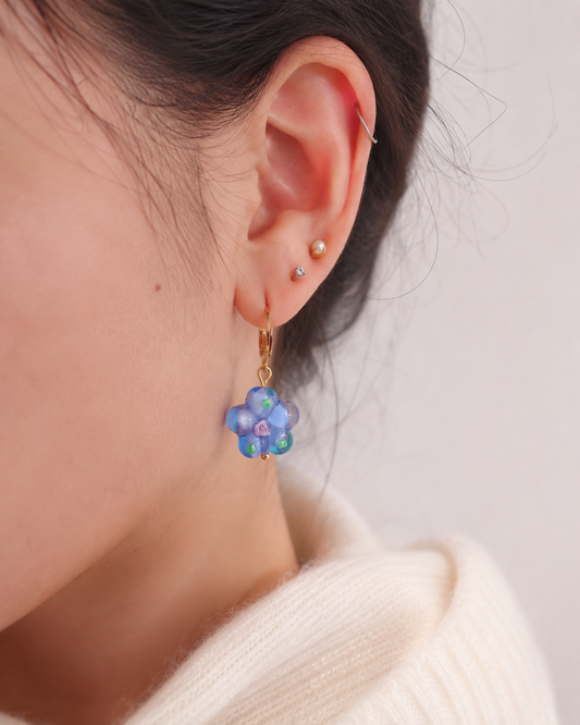 Bloom Huggie Earrings