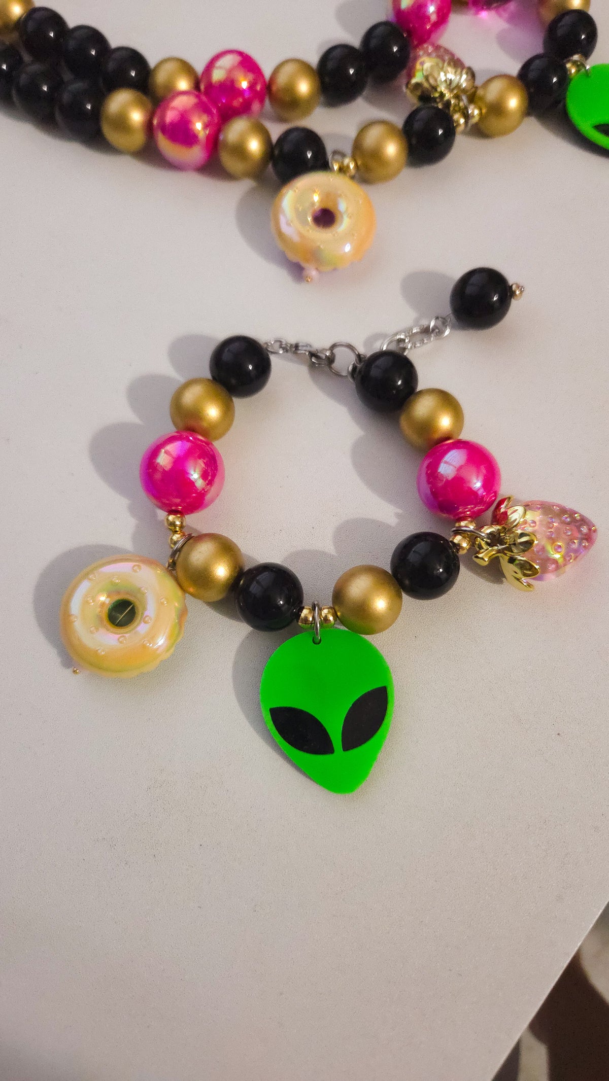 Alien Pop Charm Bracelet