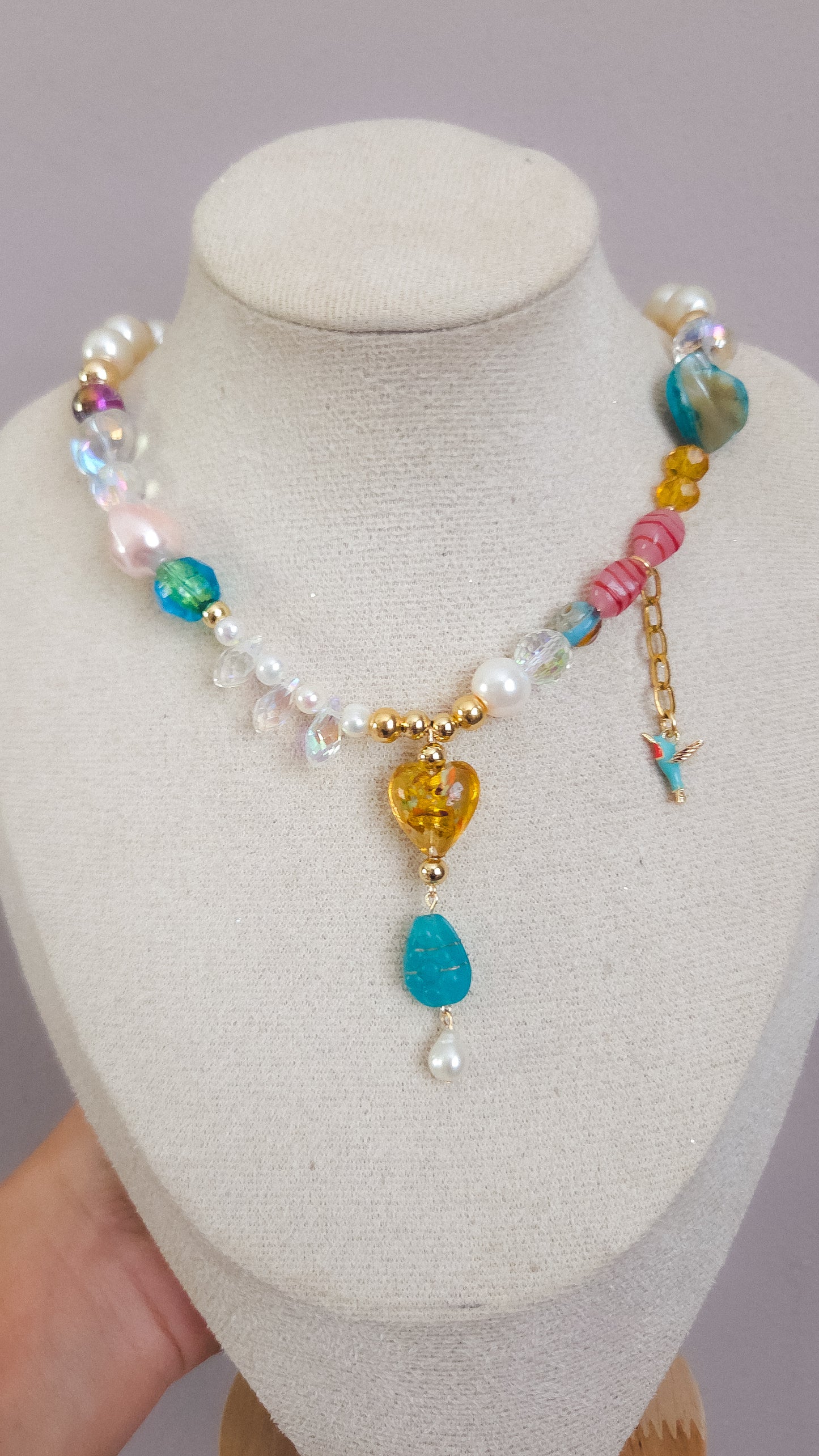 Picaflor Pearl Necklace