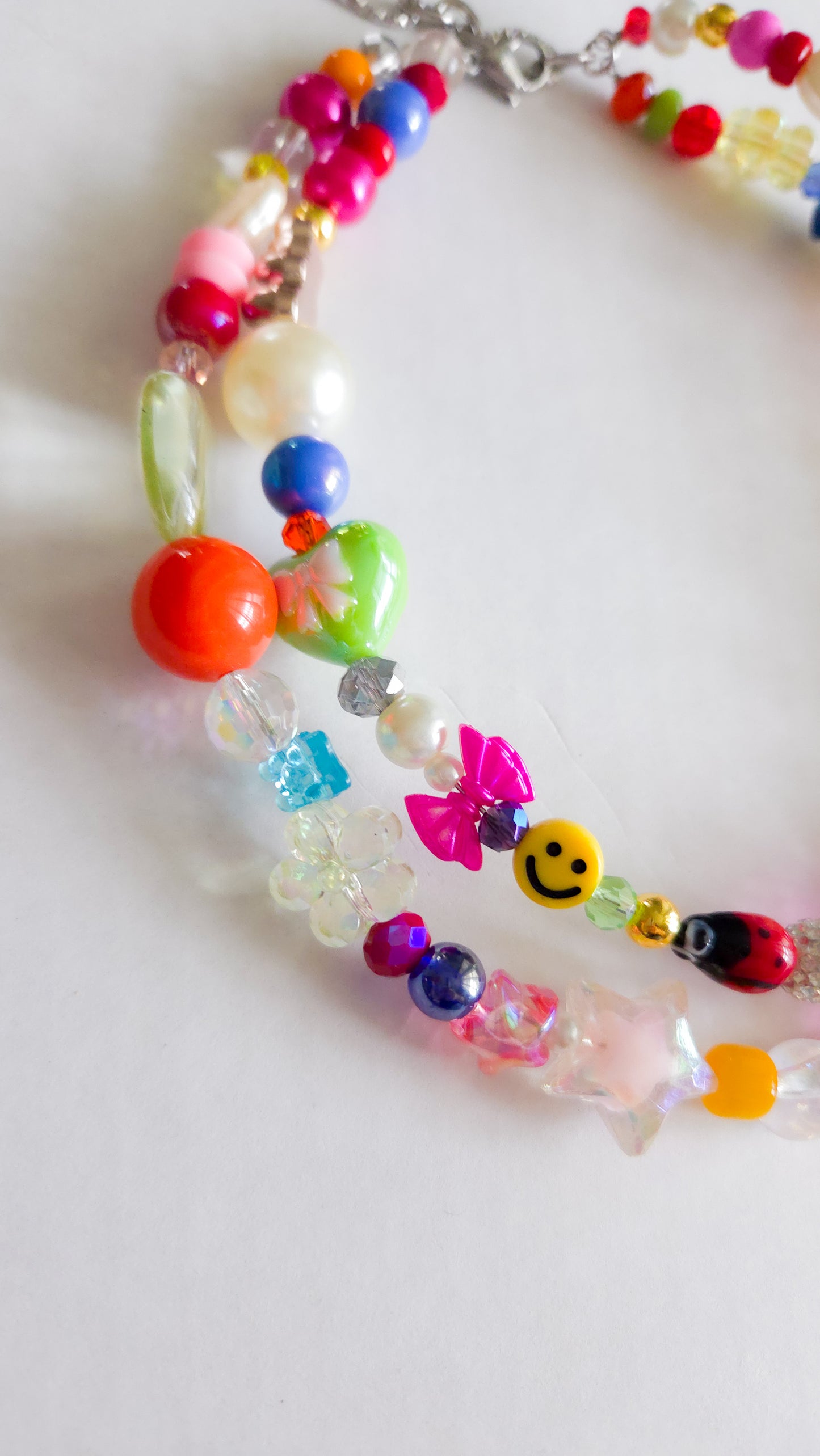 ✨ Funky Chunky 6.0 Necklace — Color Explosion🥳 | Handmade Dopamine Jewelry
