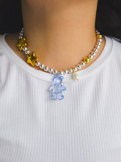 Star Pop Teddy Necklace💫