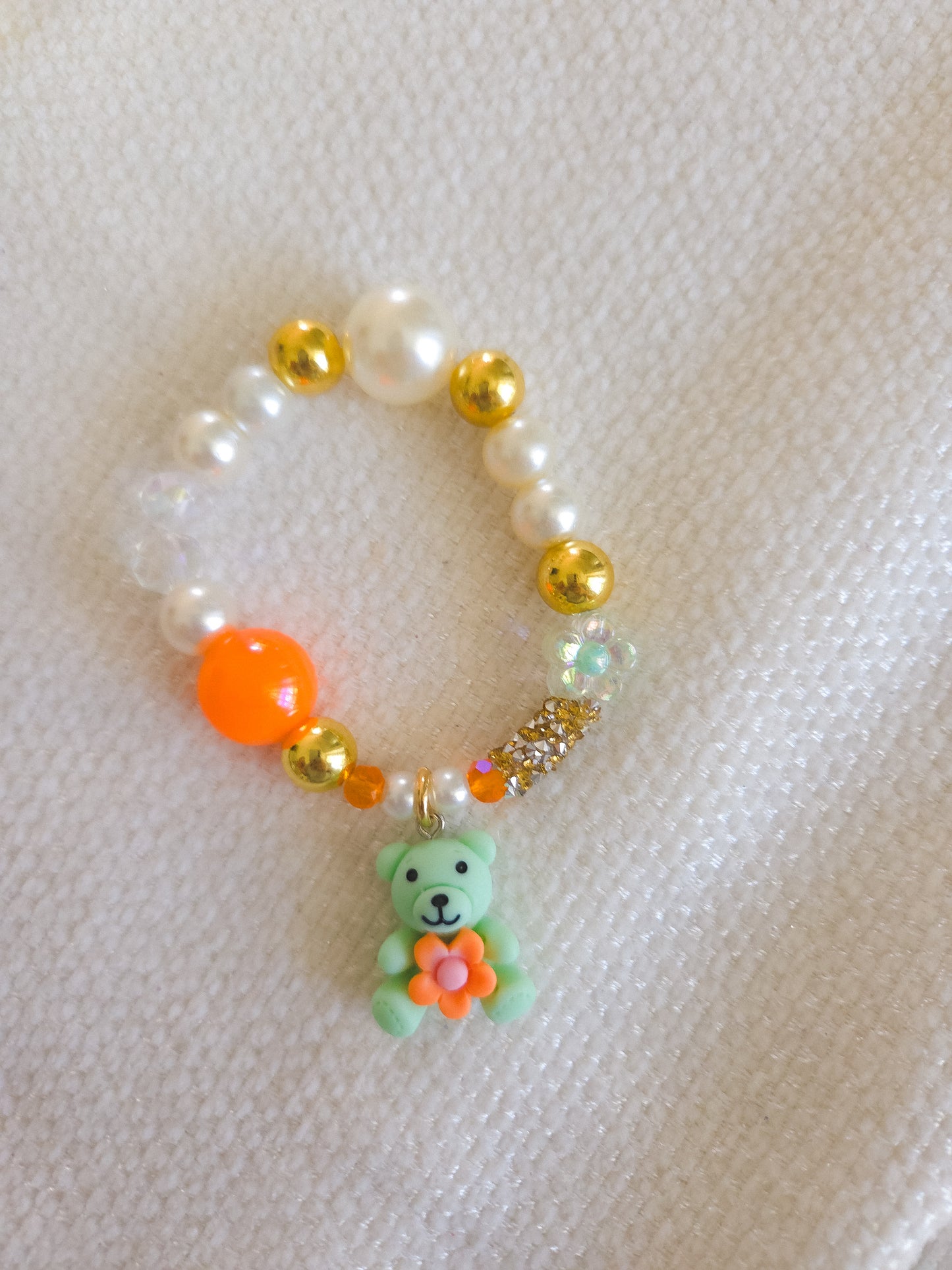 Bloom Bear Bracelet 🧸🌸