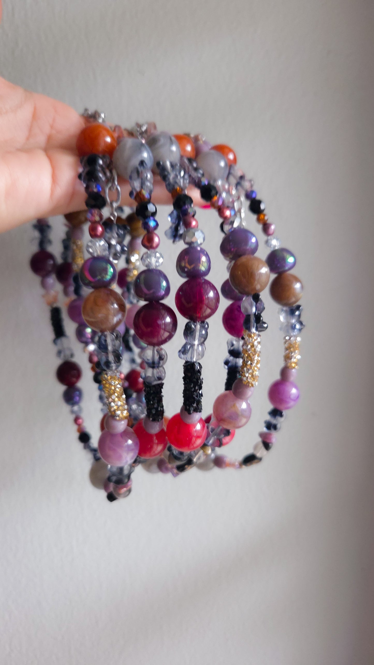 ✨ Funky Chunky 5.0 Necklace — Cosmic Candy Edition 🌌🍬 | Handmade Dopamine Jewelry