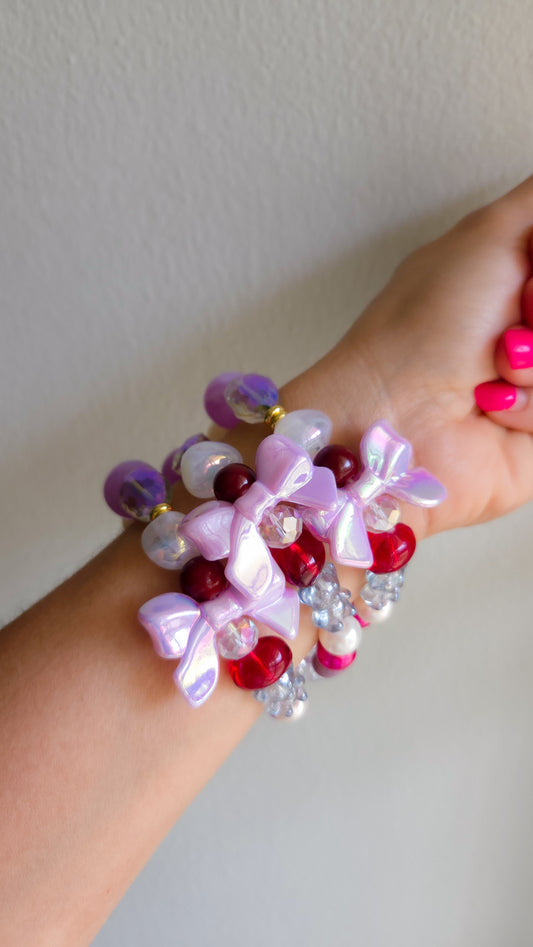 🎀 Bow Me Over Bracelet ✨
 | Handmade Y2K Kawaii Dopamine Dressing Jewelry