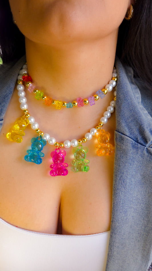 🧸 My Toy Teddy Necklace | Dopamine Dressing | Statement Jewelry