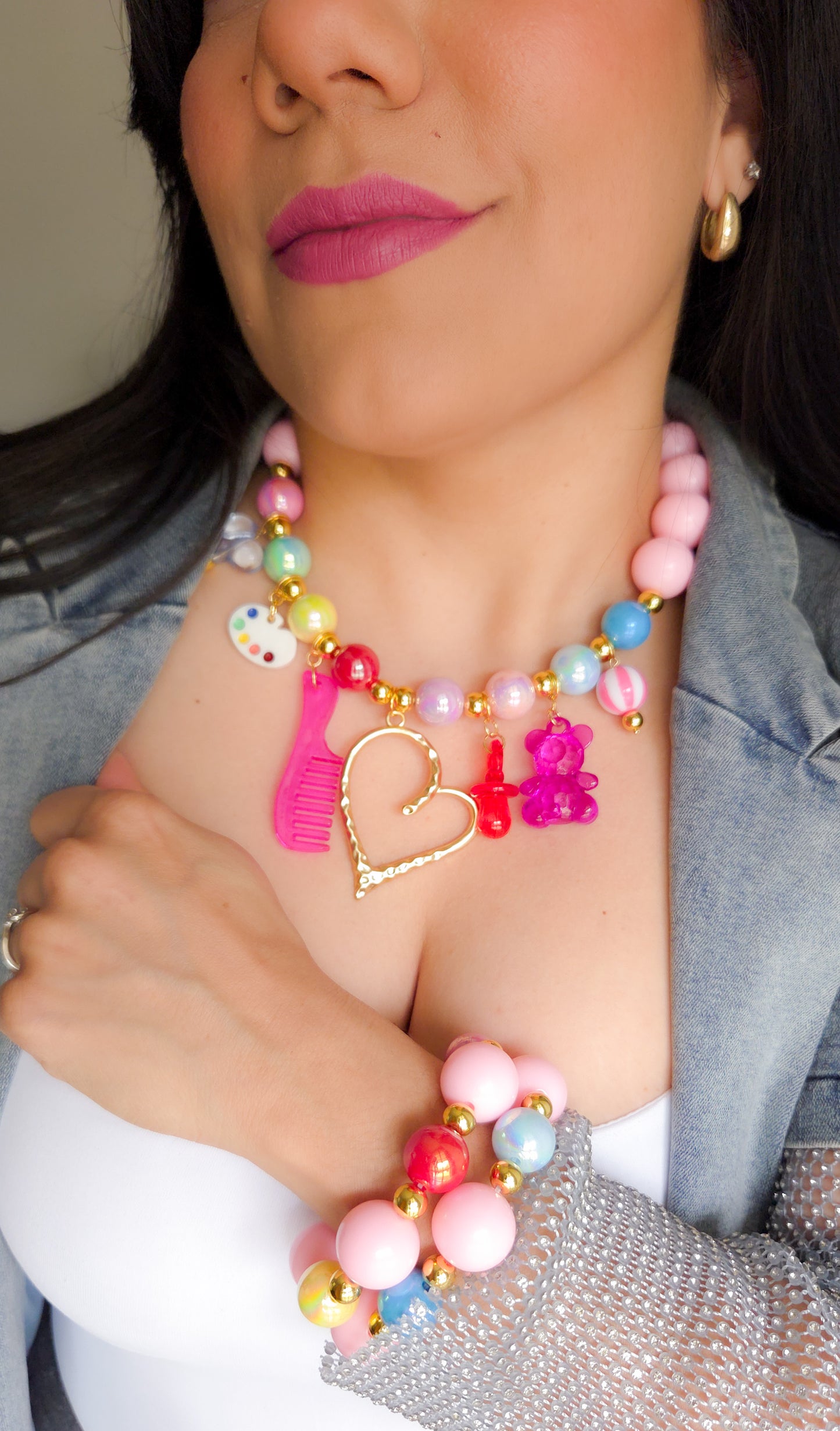 🎀 My Childhood Necklace | Dopamine Dressing | Statement Jewelry