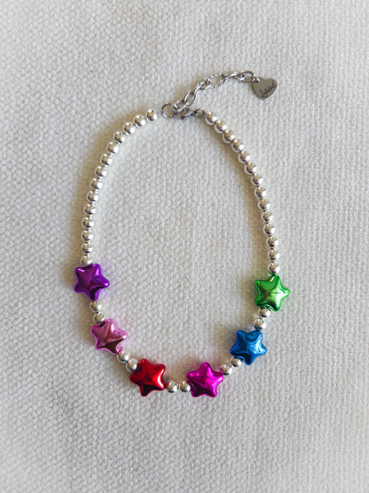 🌈✨ Cosmic Starburst Necklace