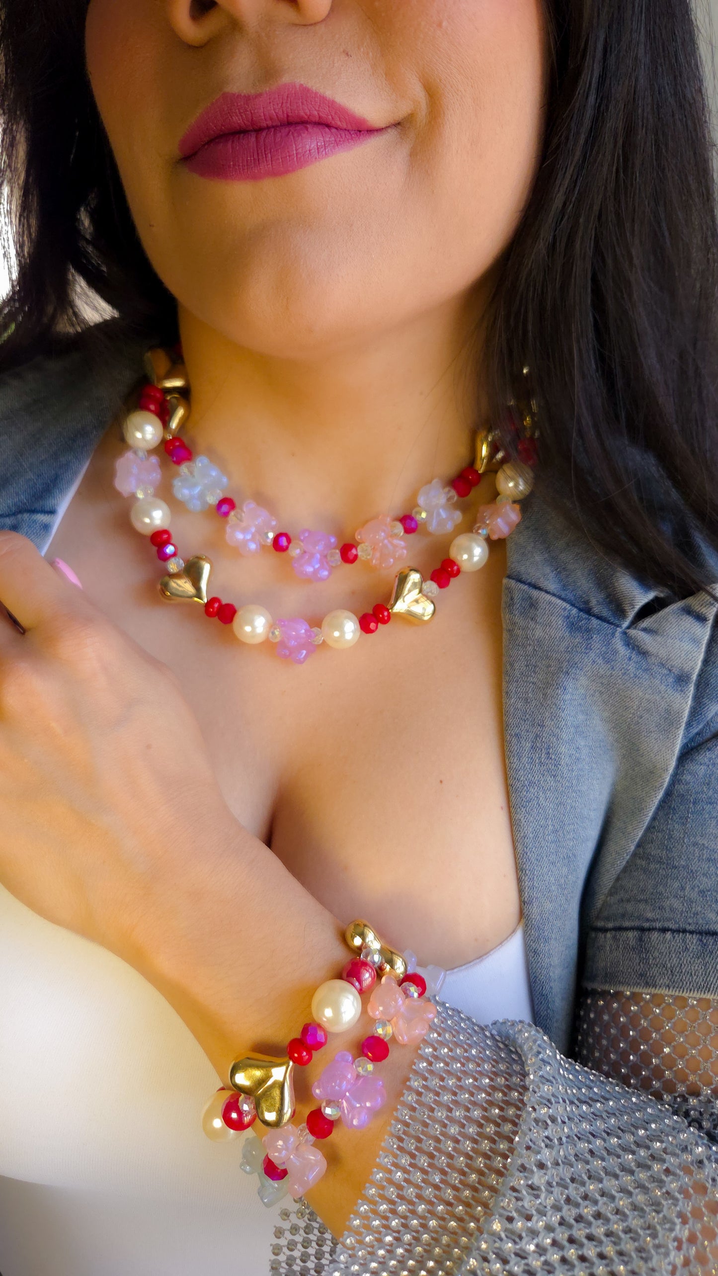 💫 From Me, With Love Bracelet — Pearl Edition | Dopamine Dressing | Statement Jewelry