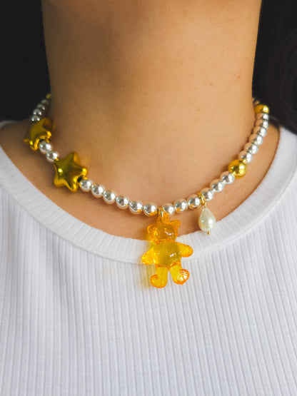 Star Pop Teddy Necklace💫