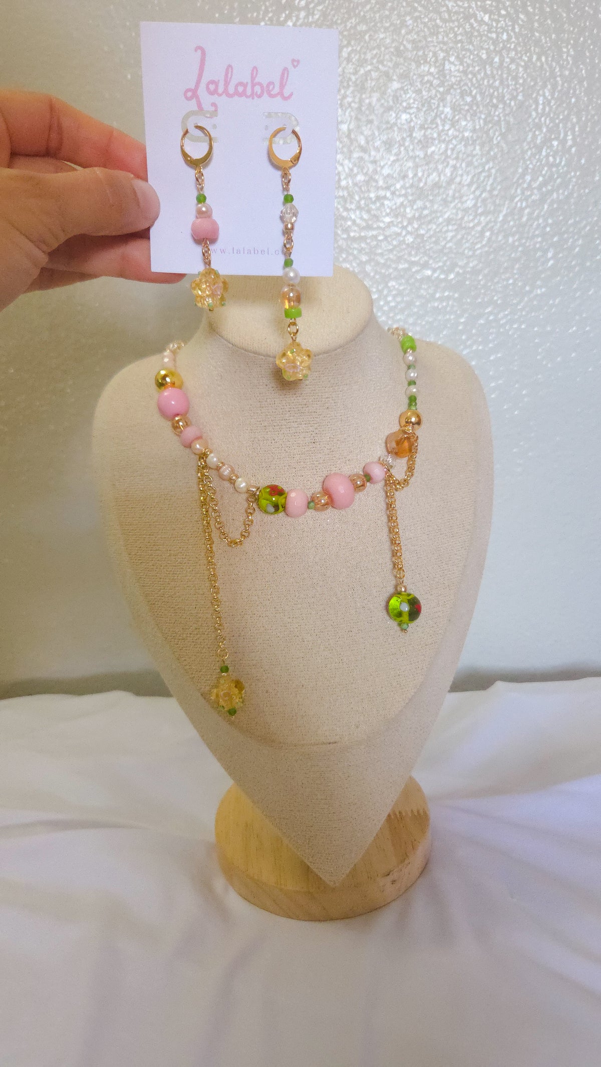 Pink Jade Bloom Set 🌸💚