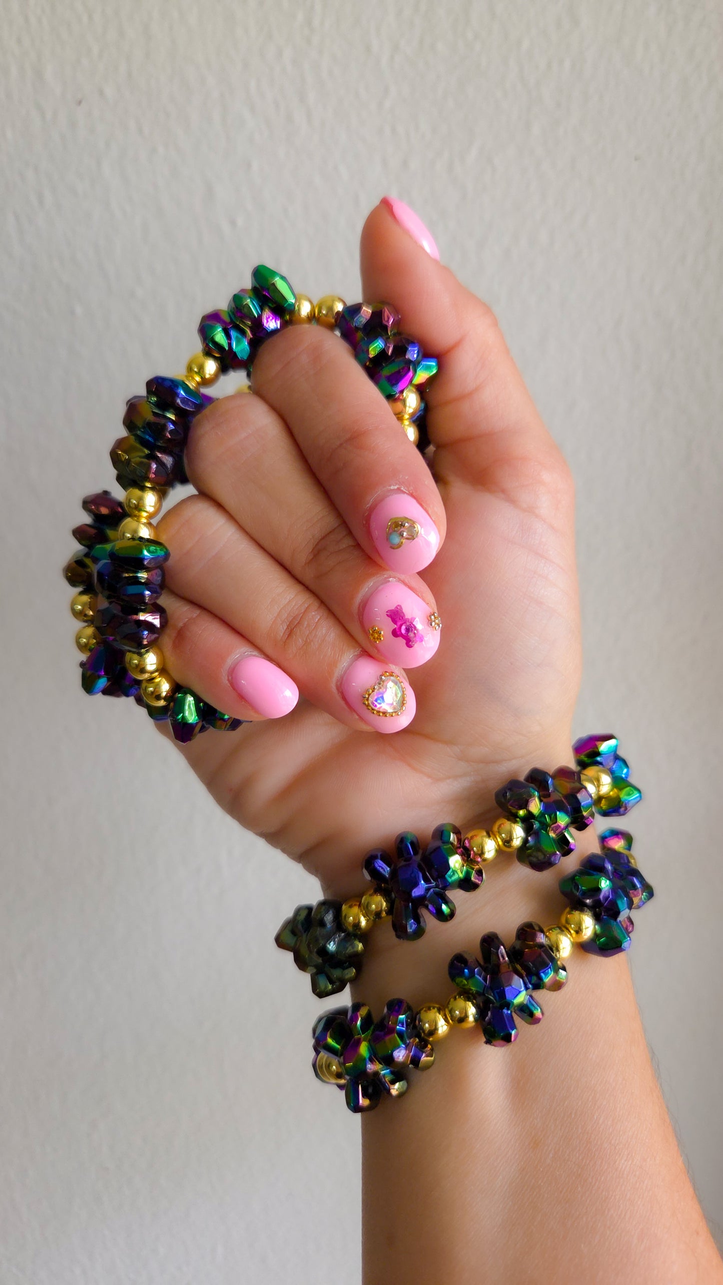 ✨️Radiance Teddy Bracelet | Sparkly Statement Jewelry | Y2K Dopamine Dressing Jewelry