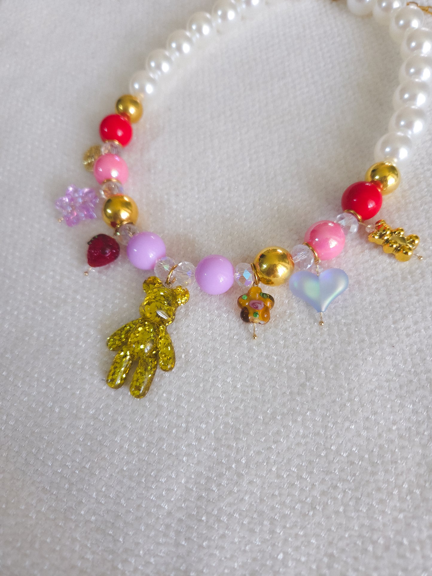 Golden Teddy Daydream Necklace