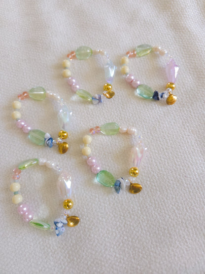 Sea Glass Pearl Bracelet 🐚