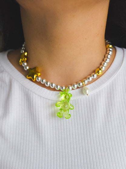 Star Pop Teddy Necklace💫